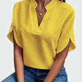 Shirt with Draped Print — view 6