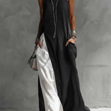Ataahua - Asymmetric Sleeveless Maxi Dress — view 2