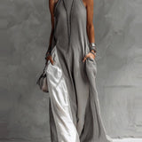 Ataahua - Asymmetric Sleeveless Maxi Dress