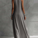 Ataahua - Asymmetric Sleeveless Maxi Dress — view 4