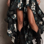 Avelinne - Black Bohemian Floral Print — view 9