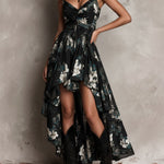 Avelinne - Black Bohemian Floral Print — view 3