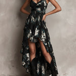 Avelinne - Black Bohemian Floral Print — view 2