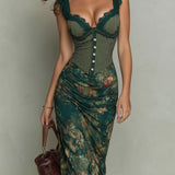 Tannea | Vintage Lace Maxi Dress — view 5