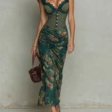 Tannea | Vintage Lace Maxi Dress — view 2