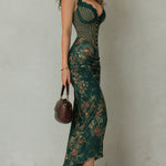 Tannea | Vintage Lace Maxi Dress — view 3