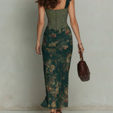 Tannea | Vintage Lace Maxi Dress — view 4