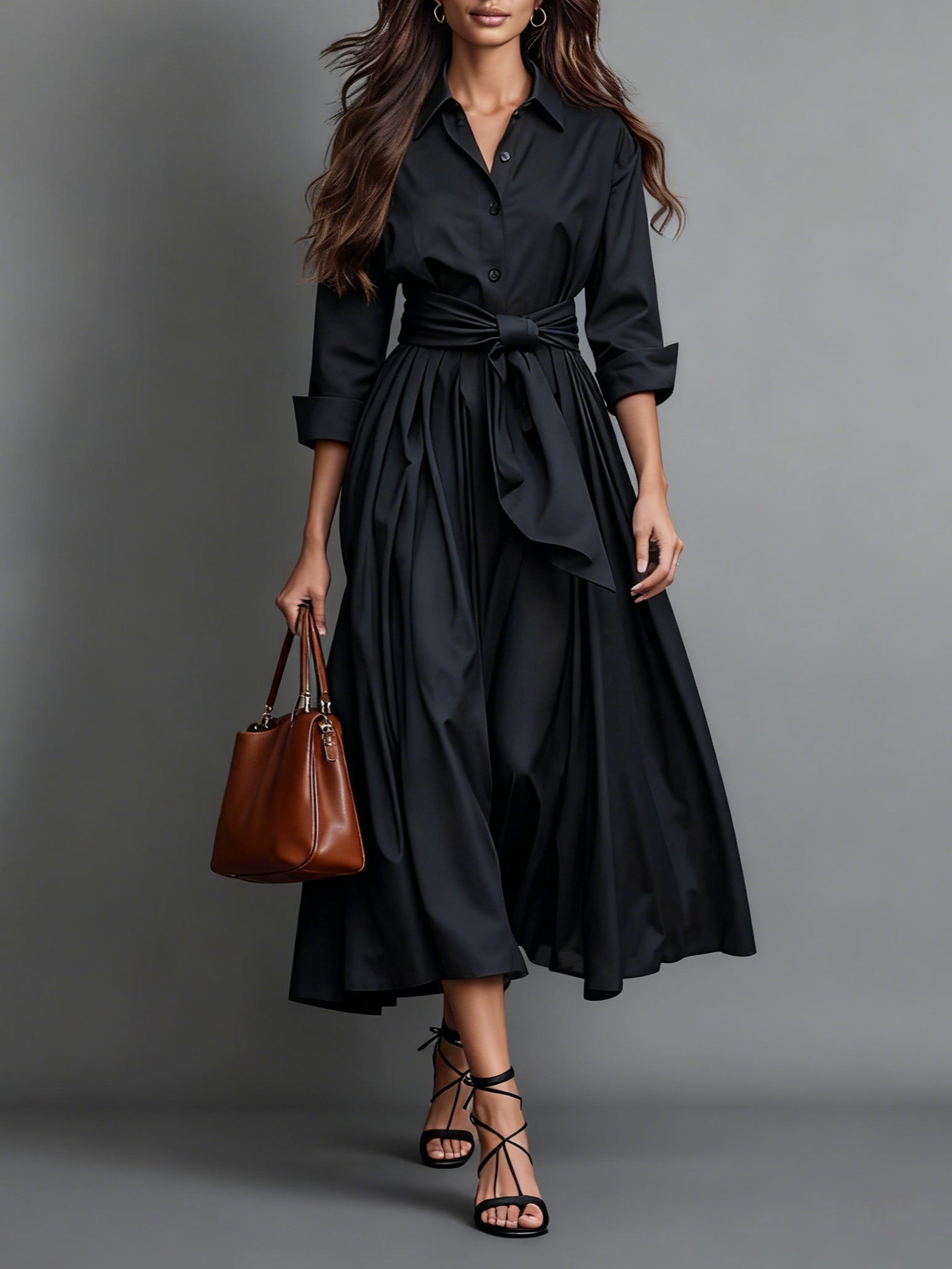 Ngaio - Cotton Twill Shirt Dress — view 3