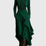 Purple | Pleated Maxi Dress — view 6