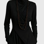 Purple | Pleated Maxi Dress — view 2