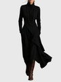 Purple | Pleated Maxi Dress — view 3