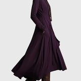 Purple | Pleated Maxi Dress — view 7