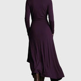 Purple | Pleated Maxi Dress — view 9