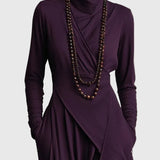 Purple | Pleated Maxi Dress — view 10