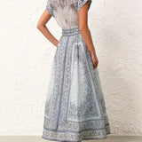 Adele - Bohemian Print Two-Piece Set
