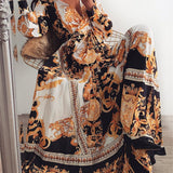 Faye - Boho Printed Dress — view 12