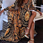 Faye - Boho Printed Dress — view 7