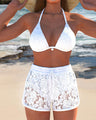 Laluna® | Elegant Solid Lace Bikini Set — view 2