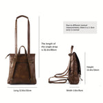 Maia - Retro Multifunctional Backpack — view 12