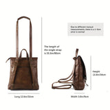 Maia - Retro Multifunctional Backpack — view 12