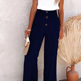 Riana - High-Waisted Relaxed Pants — view 6
