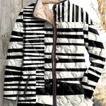 Uma™ | Quilted Jacket in Stripe Mix