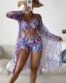 Laluna® | 3-Piece Printed Bikini Set — view 6