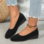Sela - Comfortable Wedge-Heel Ballet Flats — view 7