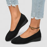 Sela - Comfortable Wedge-Heel Ballet Flats — view 4