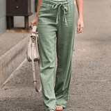 Joleen - Casual Women's Pants with Drawstring and Elastic Waist — view 4