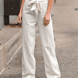 Joleen - Casual Women's Pants with Drawstring and Elastic Waist