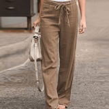 Joleen - Casual Women's Pants with Drawstring and Elastic Waist — view 5