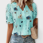 Emily - Blouse with V-Neck — view 17