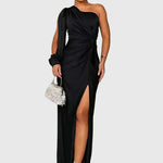 Melyssa | Elegant and Fluid Maxi Evening Dress — view 2
