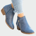 Premium Orthopaedic Leather Boots with Heel for Winter — view 2