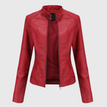 Dani™ - Elegant Leather Jacket for Women — view 5