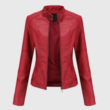 Dani™ - Elegant Leather Jacket for Women — view 5