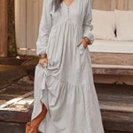 Cadence - Elegant Floral Dress — view 3