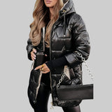Cecilia - Elegant Autumn Coat with Hood