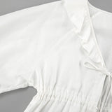 Alexandra - Top with Ruffle and Shorts