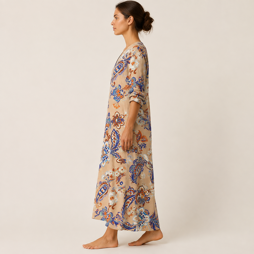 Alba – Boho Maxi Dress — view 3