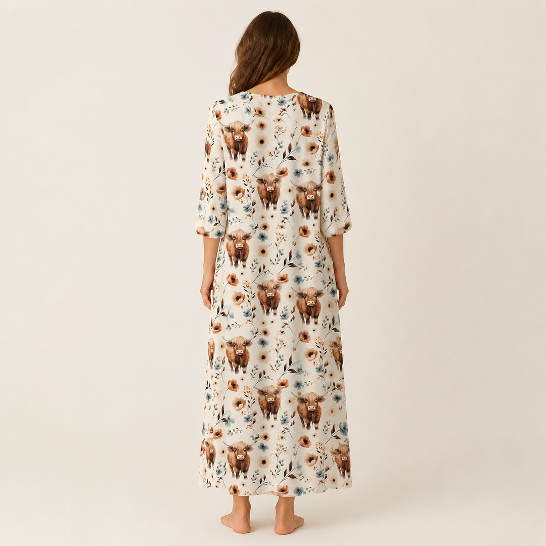 Stella - Boho Maxi Dress — view 4