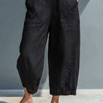 Sleeveless Linen Overalls — view 6