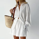 Elizabeth - Lightweight Set with Shirt and Shorts