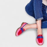 Vivian - Colourful Patchwork Loafers