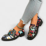 Camille - Bold Multicolour Loafers — view 3