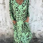 Jessa - Leopard Maxi Dress — view 3
