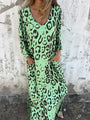 Jessa - Leopard Maxi Dress — view 3