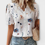 Emily - Blouse with V-Neck — view 3