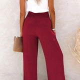 Riana - High-Waisted Relaxed Pants — view 5